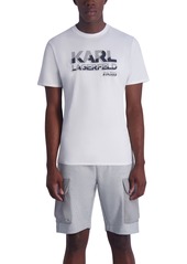 Karl Lagerfeld Paris Men's French Terry Shorts - Heather Grey