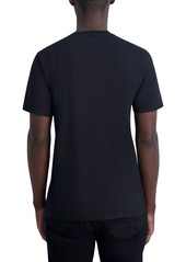 Karl Lagerfeld Paris Men's Multiplied Kocktail Karl Square Logo Graphic T-Shirt - Black