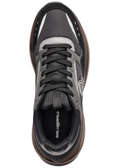 Karl Lagerfeld Paris Men's Side Karl Head Profile Runner Sneaker - Black/Graphite