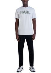 Karl Lagerfeld Paris Men's Slim-Fit Alphabet Logo Graphic T-Shirt - White