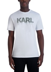 Karl Lagerfeld Paris Men's Slim-Fit Alphabet Logo Graphic T-Shirt - White