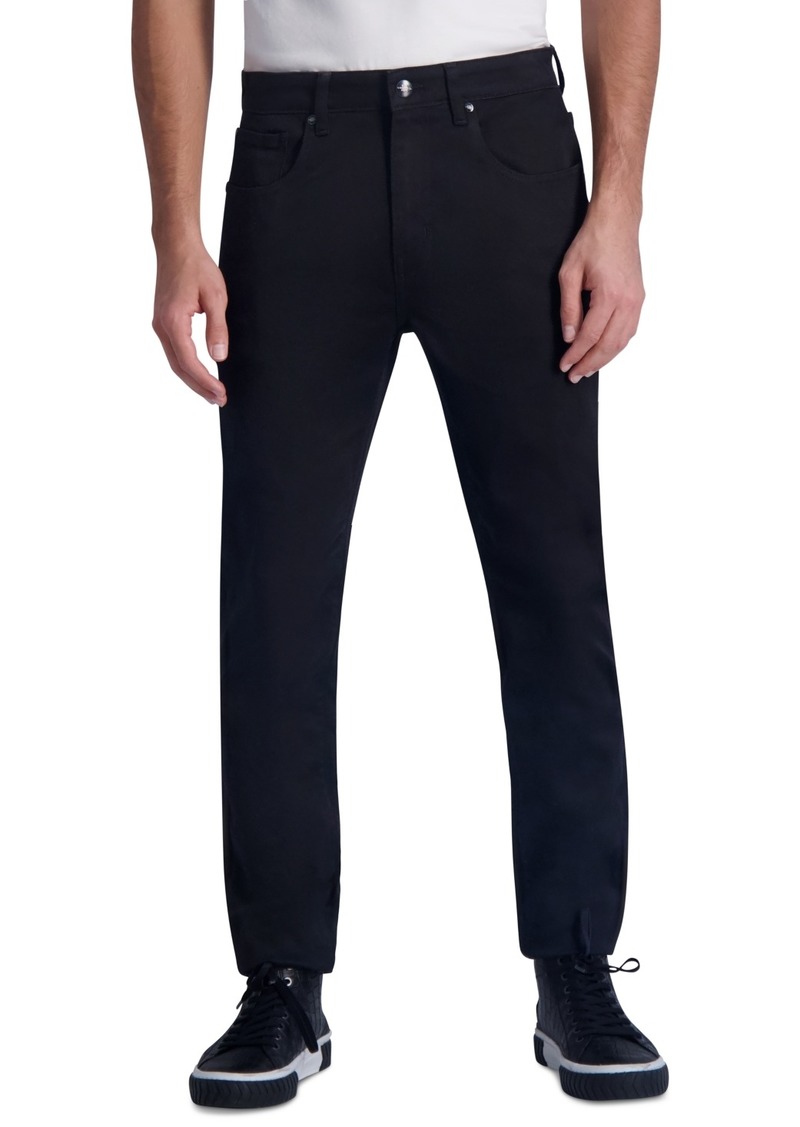 Karl Lagerfeld Paris Men's Slim Fit Denim Jeans, Created for Macy's - Black