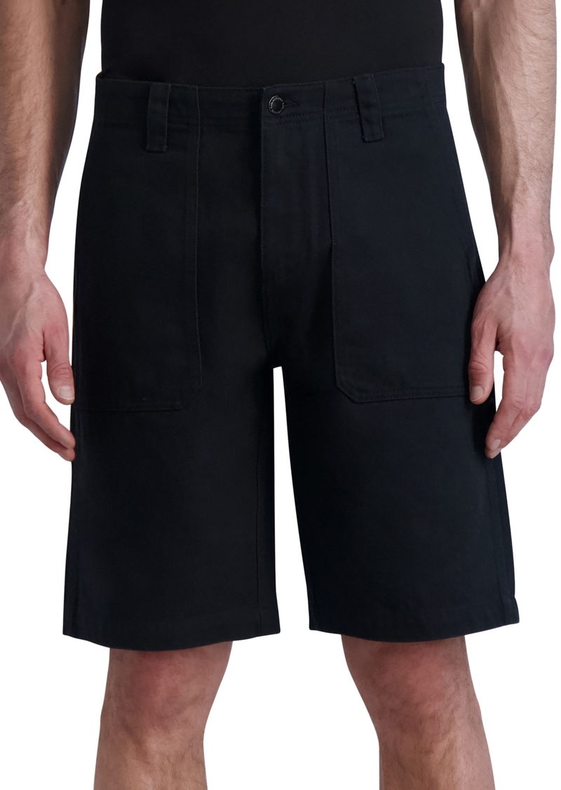 Karl Lagerfeld Paris Men's Slim-Fit Shorts, Created for Macy's - Black
