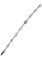 Karl Lagerfeld Paris Pave Logo, Fireball & Mixed-Cut Crystal Flex Bracelet - Green