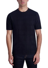 Karl Lagerfeld Paris Textured Knit T-Shirt in Black at Nordstrom Rack