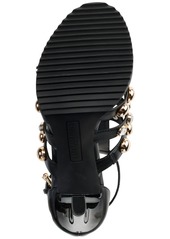 Karl Lagerfeld Paris Women's Brexton Dress Sandals - Black/gunmetal