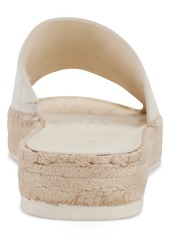 Karl Lagerfeld Paris Women's Caine Espadrille Slide Sandals - Cream