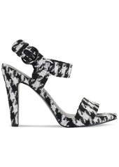 Karl Lagerfeld Paris Women's Ceone Ankle-Strap Slingback Dress Sandals - 005:Black/white