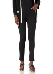Karl Lagerfeld Paris Women's Compression Skinny High Waisted Pant