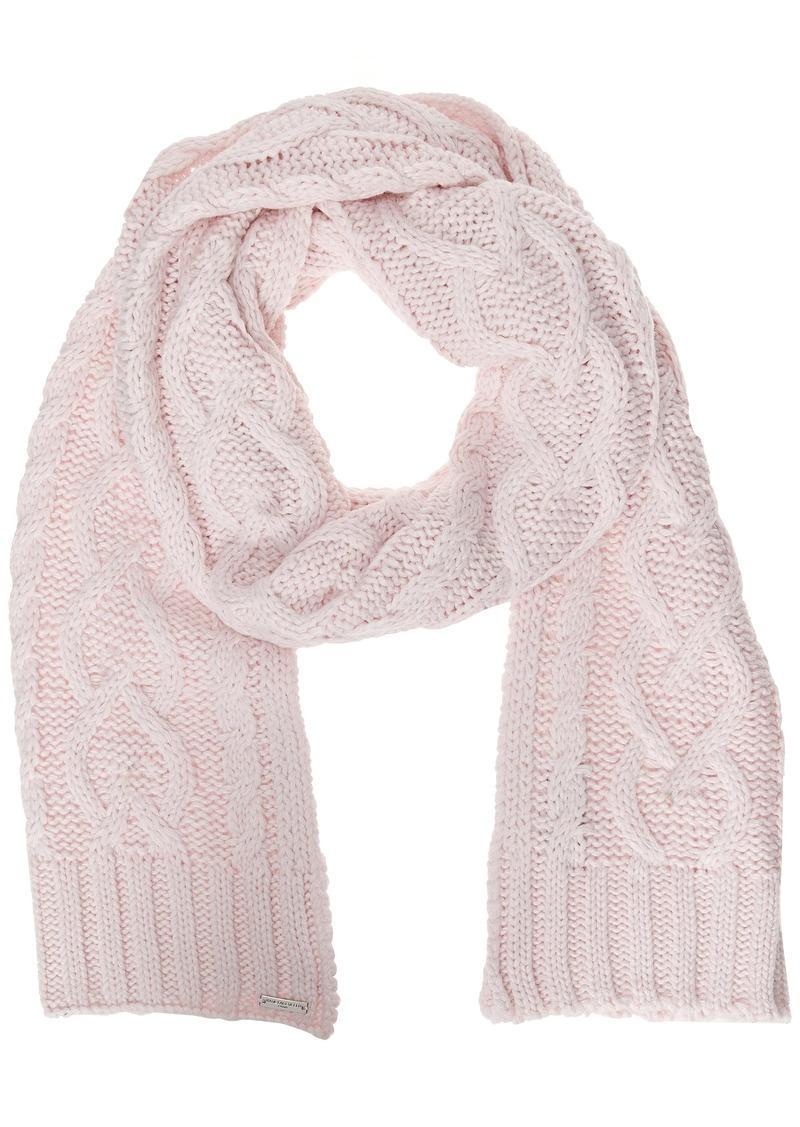 Karl Lagerfeld Paris Women's Heart Cable Scarf