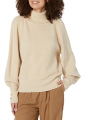 Karl Lagerfeld Paris Women's Long Sleeve Turtle Neck Sweater