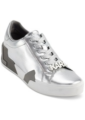 Karl Lagerfeld Paris Women's Melora Lace-Up Low-Top Sneakers - White/ Black