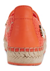 Karl Lagerfeld Paris Women's Michaela Embellished Slip-On Espadrille Flats - Apricot