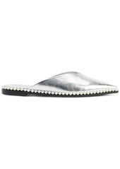 Karl Lagerfeld Paris Women's Vyra Slip-On Mule Flats - Grapemist