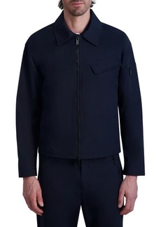 Karl Lagerfeld Paris Zip-Up Work Jacket