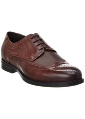 KARL LAGERFELD Perforated Wingtip Leather Oxford