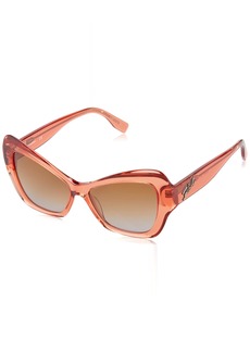 KARL LAGERFELD Women's KL6076S Rectangular Sunglasses
