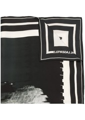 Karl Lagerfeld Karl Legend silk scarf