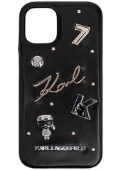 Karl Lagerfeld Karl pins iPhone 12 mini case