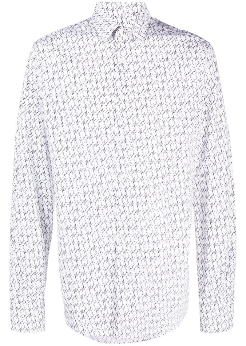 Karl Lagerfeld Karl Signature cotton shirt