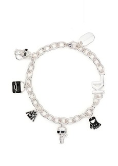 Karl Lagerfeld Ikonik multi charm bracelet