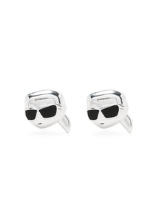Karl Lagerfeld K/Ikonik 2.0 Karl stud earrings