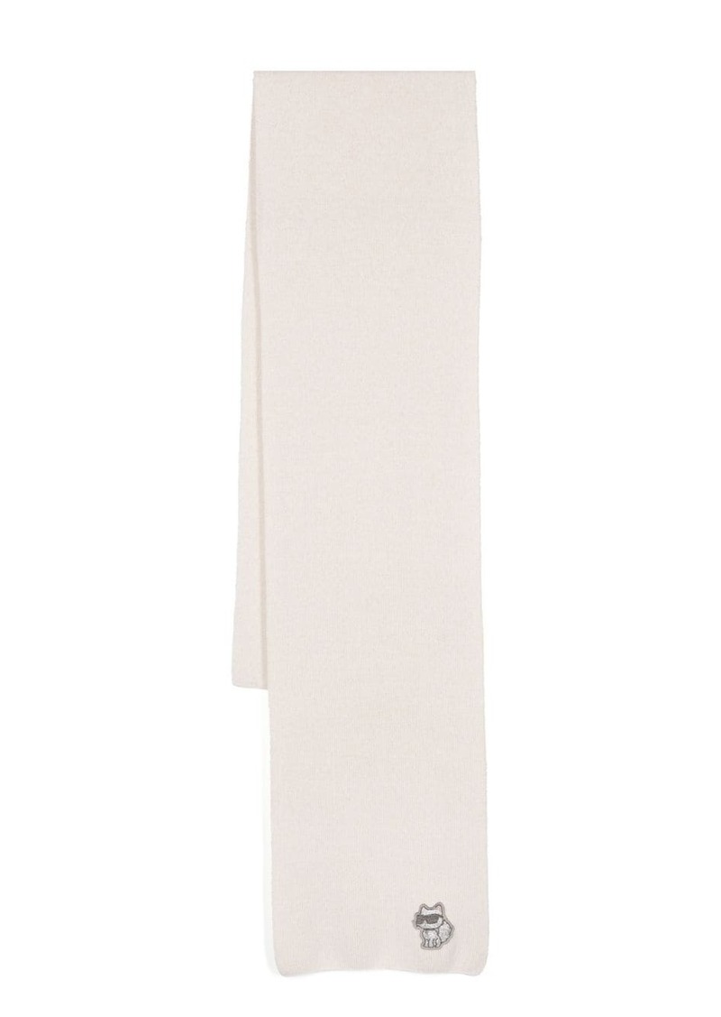 Karl Lagerfeld K/Ikonik 2.0 wool scarf
