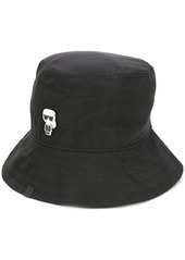 Karl Lagerfeld K/Ikonik-print bucket hat