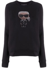 Karl Lagerfeld K/Ikonik sparkle sweatshirt