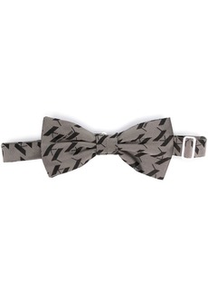 Karl Lagerfeld KL Monogram jacquard bow tie