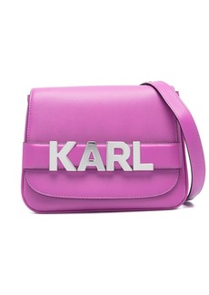 Karl Lagerfeld K/Letters logo-plaque crossbody bag