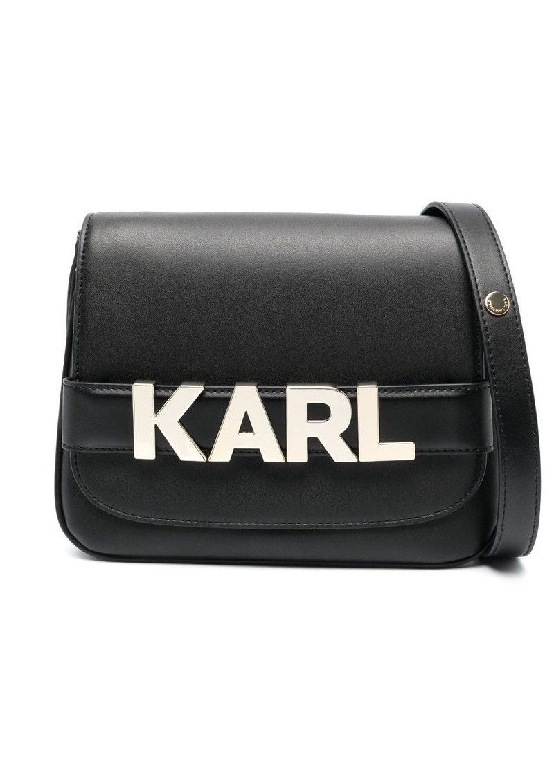 Karl Lagerfeld K/Letters logo-plaque crossbody bag