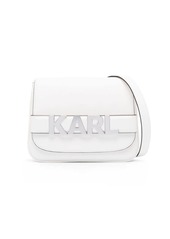 Karl Lagerfeld K/Letters recycled-leather shoulder bag