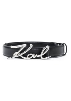 Karl Lagerfeld K/Signature leather belt