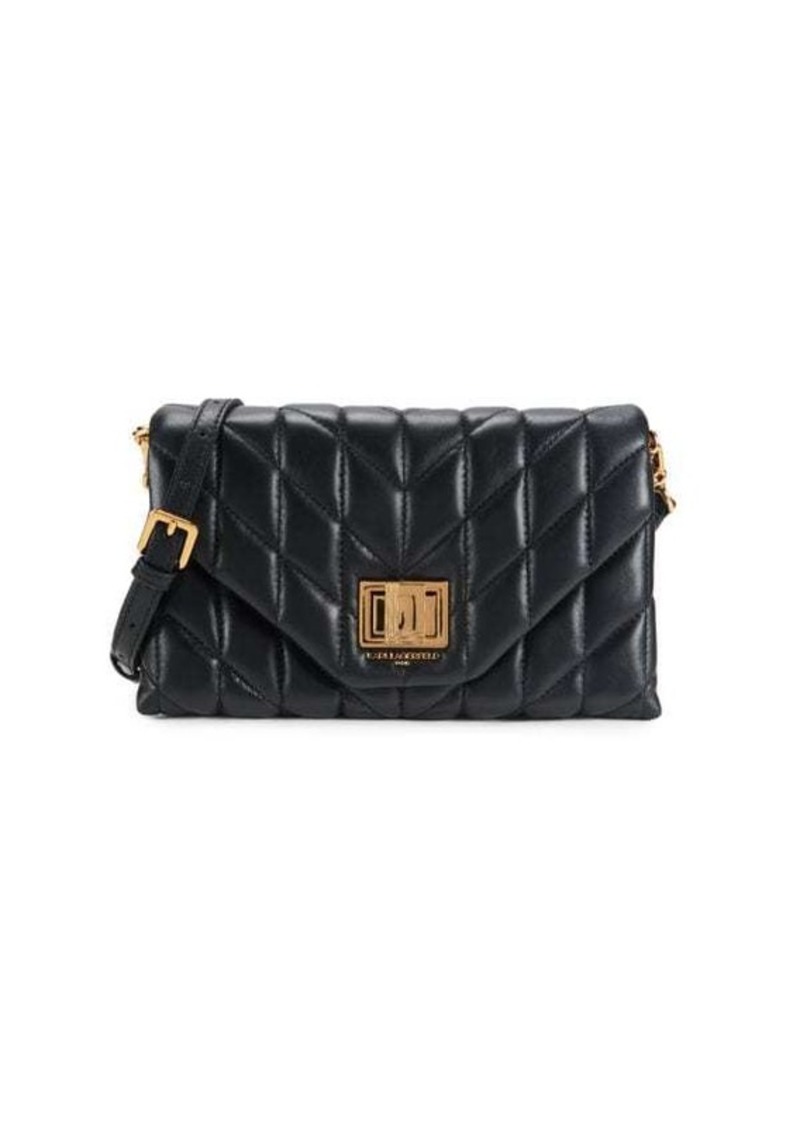 Karl Lagerfeld Lafayette Quilted Crossbody Bag