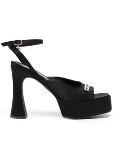 Karl Lagerfeld Lazula 120mm logo-engraved sandals