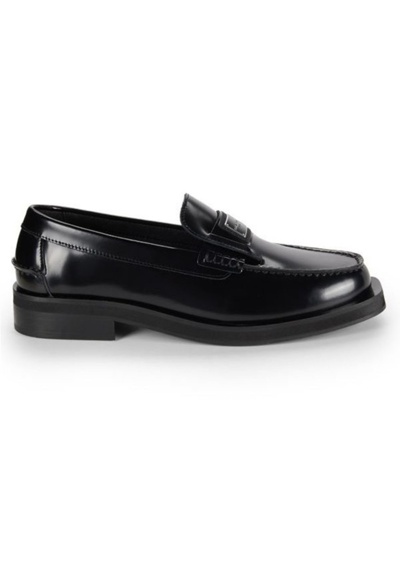 Karl Lagerfeld Leather Bit Loafers