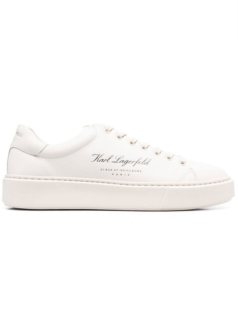 Karl Lagerfeld leather low-top sneakers