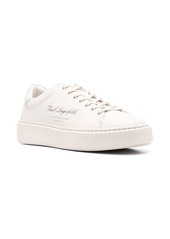 Karl Lagerfeld leather low-top sneakers