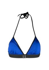 Karl Lagerfeld logo-band bikini top