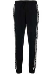 Karl Lagerfeld logo cashmere trousers