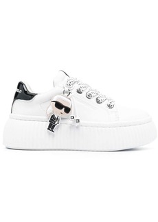 Karl Lagerfeld logo-charm flatform sneakers