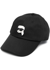 Karl Lagerfeld logo-appliqué baseball cap
