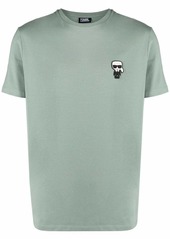 Karl Lagerfeld logo-patch cotton T-Shirt