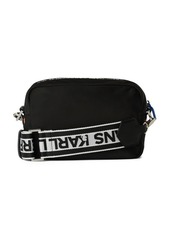 Karl Lagerfeld large logo-appliqué crossbody bag