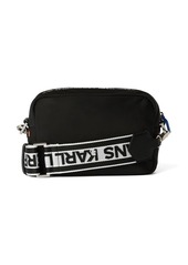 Karl Lagerfeld large logo-appliqué crossbody bag