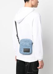 Karl Lagerfeld logo-patch monogram-pattern shoulder bag