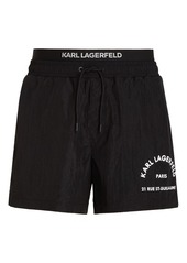 Karl Lagerfeld Rue St-Guillaume swim shorts