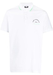 Karl Lagerfeld logo-print short-sleeve polo shirt
