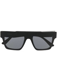 Karl Lagerfeld logo-print square-frame sunglasses
